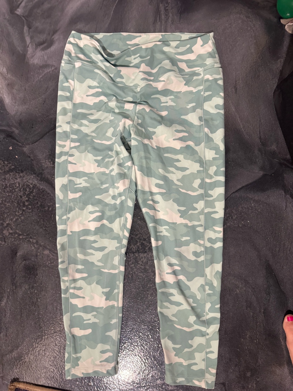 Camo Print vS Pink active Leggings - Green Camo xL